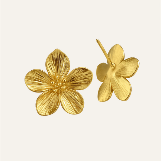 Pendientes Hawaii - Bañado en oro